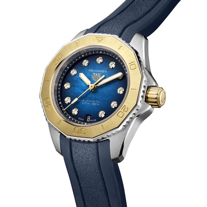 TAG Heuer Montre Femme Aquaracer Professional 200 30mm Bleu WBP2450.FT6215 – Image 2