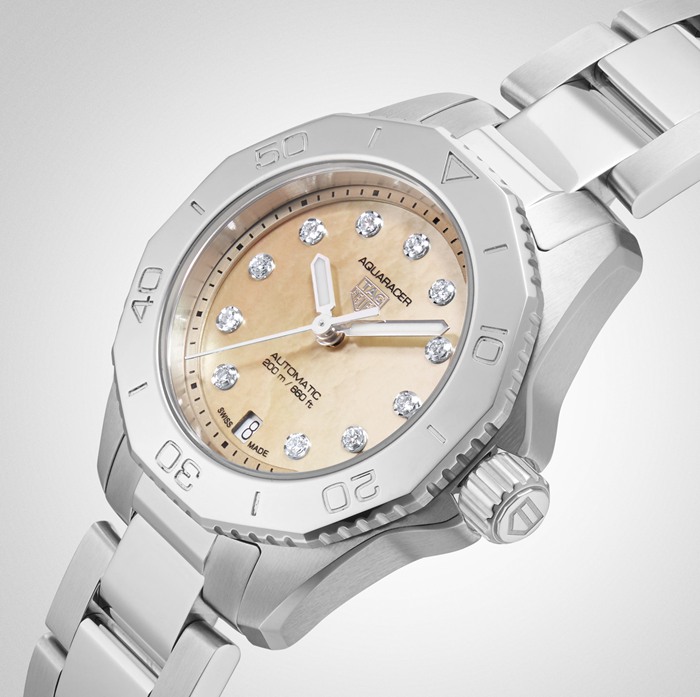 TAG Heuer Montre Femme Aquaracer Professional 200 30mm Caramel WBP2417.BA0622 – Image 3