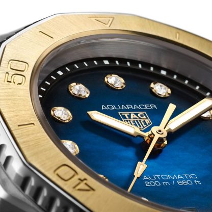 TAG Heuer Montre Femme Aquaracer Professional 200 Date 30mm Bleu WBP2450.BA0622 – Image 3
