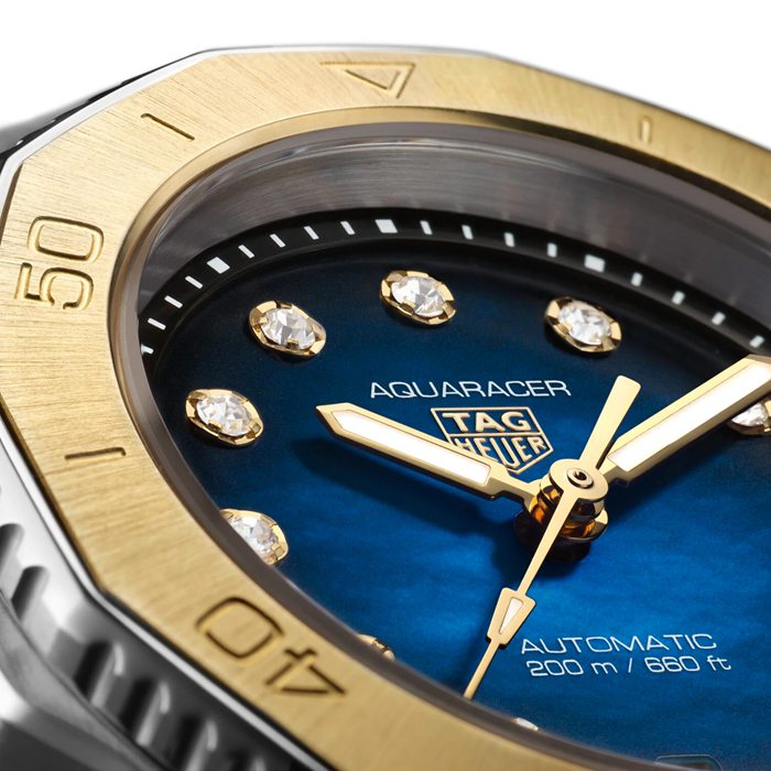 TAG Heuer Montre Femme Aquaracer Professional 200 Date 30mm Bleu WBP2450.BA0622 – Image 3