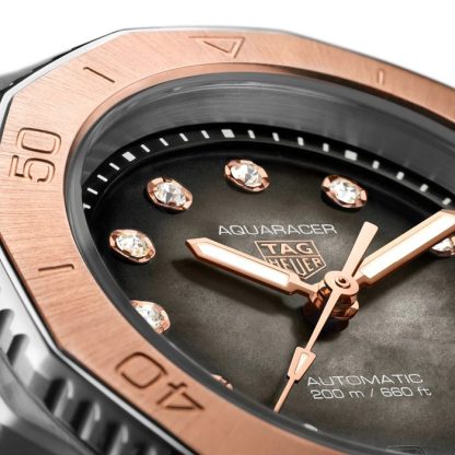 TAG Heuer Montre Femme Aquaracer Professional 200 Date 30mm Noir WBP2451.BA0622 – Image 3