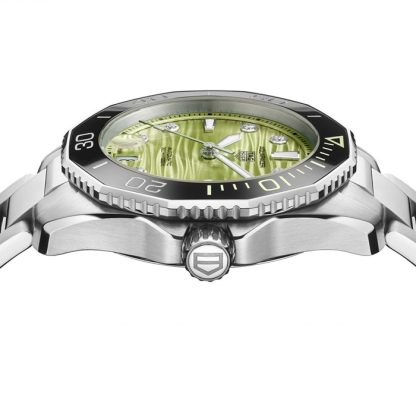 TAG Heuer Montre Femme Aquaracer Professional 300 36mm Vert WBP231L.BA0618 – Image 4