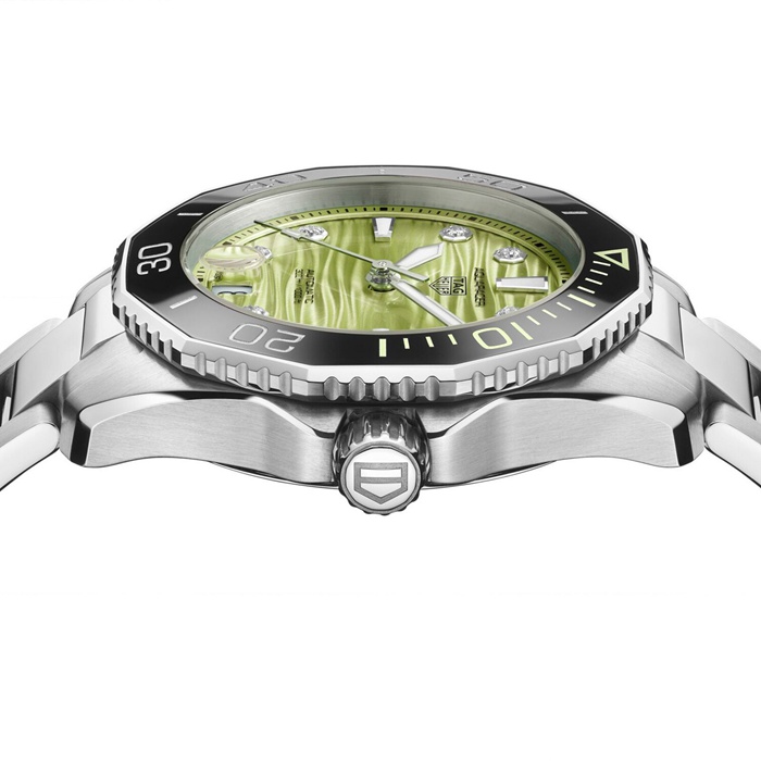 TAG Heuer Montre Femme Aquaracer Professional 300 36mm Vert WBP231L.BA0618 – Image 4