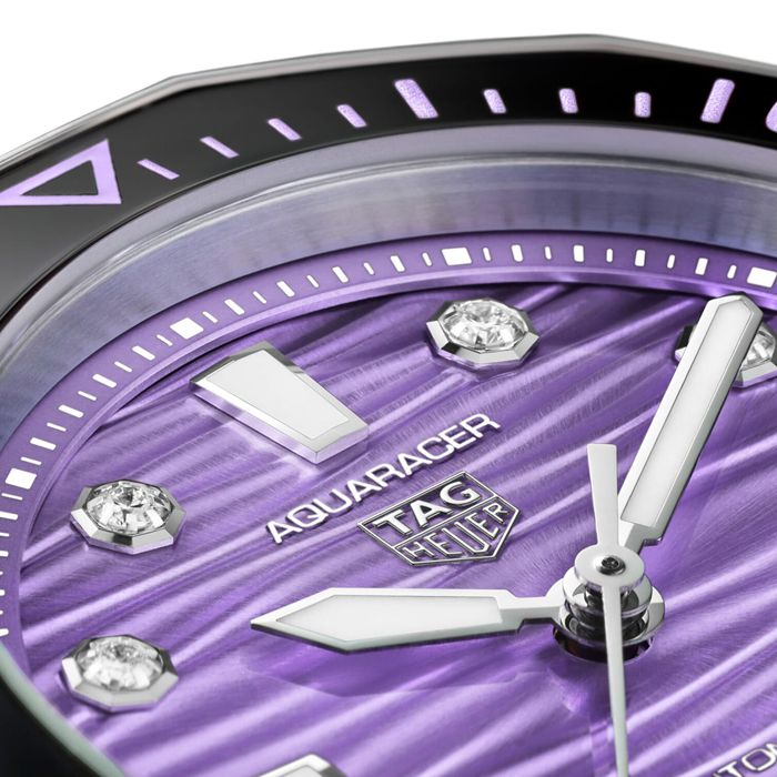 TAG Heuer Montre Femme Aquaracer Professional 300 36mm Violet WBP231M.BA0618 – Image 3