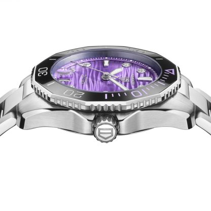 TAG Heuer Montre Femme Aquaracer Professional 300 36mm Violet WBP231M.BA0618 – Image 4