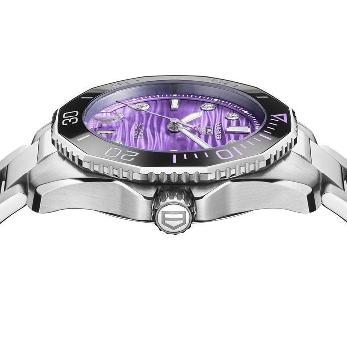 TAG Heuer Montre Femme Aquaracer Professional 300 36mm Violet WBP231M.BA0618 – Image 4