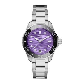TAG Heuer Montre Femme Aquaracer Professional 300 36mm Violet WBP231M.BA0618