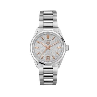 TAG Heuer Montre Femme Carrera 36mm Diamants Argent WBN231B.BA0001