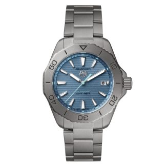 TAG Heuer Montre Homme Aquaracer Professional 200 Solargraph Titanium 40mm Bleu WBP1182.BF0000