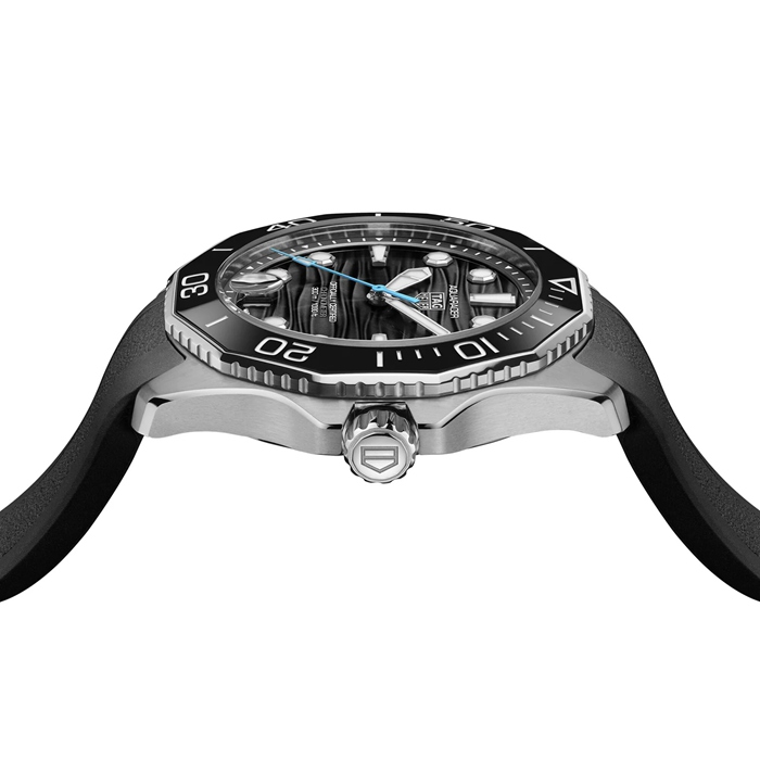 TAG Heuer Montre Homme Aquaracer Professional 300 Date 42mm Caoutchouc noir WBP5110.FT6257 – Image 4