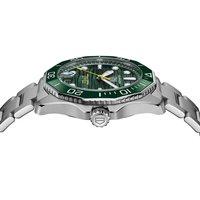 TAG Heuer Montre Homme Aquaracer Professional 300 Date 42mm Vert WBP5116.BA0013 – Image 4