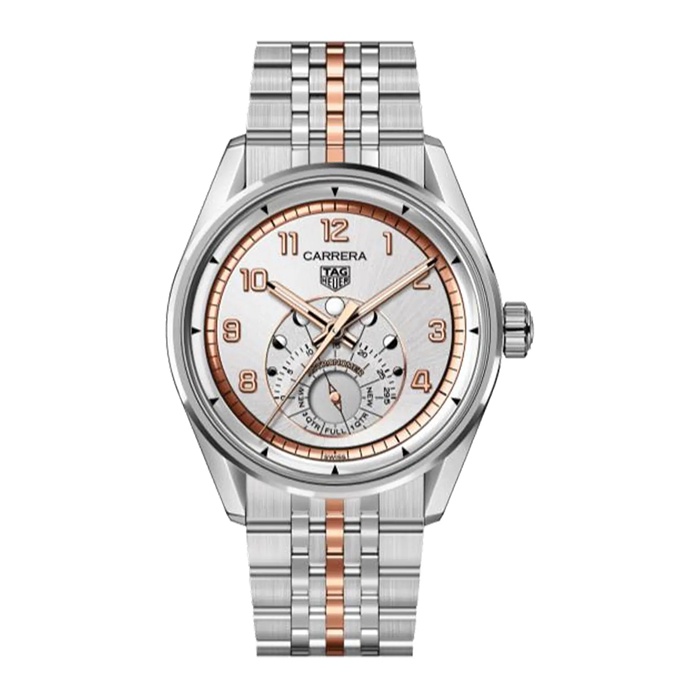 TAG Heuer Montre Homme Carrera Astronomer 39mm Argent WBX2111.BD0002