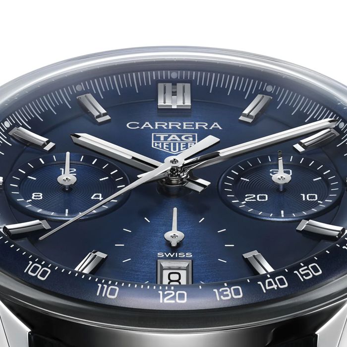 TAG Heuer Montre Homme Carrera Chronograph 39mm Bleu CBS2212.FC6535 – Image 4