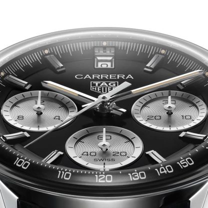 TAG Heuer Montre Homme Carrera Chronograph 39mm Noir CBS2210.FC6534 – Image 4