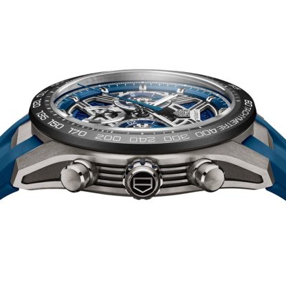 TAG Heuer Montre Homme Carrera Chronograph Extreme Sport 44mm Bleu CBU2081.FT6274 – Image 4