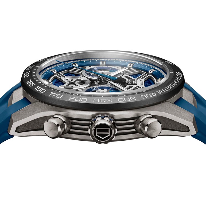 TAG Heuer Montre Homme Carrera Chronograph Extreme Sport 44mm Bleu CBU2081.FT6274 – Image 4