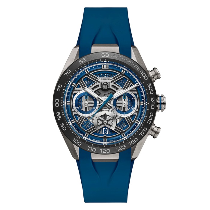TAG Heuer Montre Homme Carrera Chronograph Extreme Sport 44mm Bleu CBU2081.FT6274