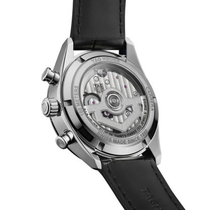 TAG Heuer Montre Homme Carrera Chronograph Tourbillon 42mm Vert CBS5011.FC6566 – Image 5