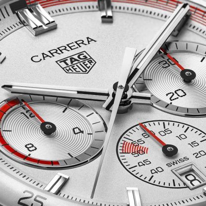 TAG Heuer Montre Homme Carrera Chronosprint X Porsche Special Edition 42mm Argent CBS2011.FC6529 – Image 3