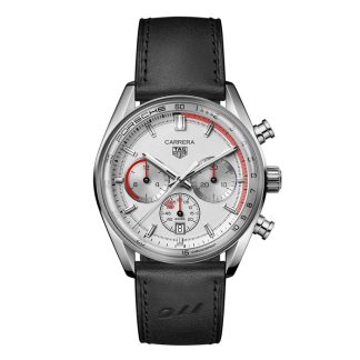 TAG Heuer Montre Homme Carrera Chronosprint X Porsche Special Edition 42mm Argent CBS2011.FC6529