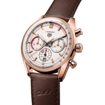 TAG Heuer Montre Homme Carrera Chronosprint X Porsche Special Edition 42mm Beige CBS2040.FC8318 – Image 2