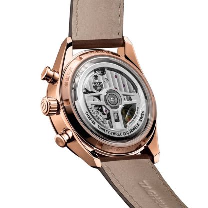 TAG Heuer Montre Homme Carrera Chronosprint X Porsche Special Edition 42mm Beige CBS2040.FC8318 – Image 5