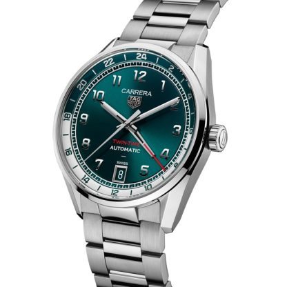 TAG Heuer Montre Homme Carrera Date 41mm Vert WDA2114.BA0043 – Image 2