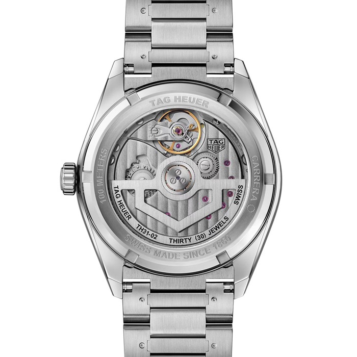 TAG Heuer Montre Homme Carrera Day-Date 41mm Or Rose Noir WDA2111.BD0001 – Image 4