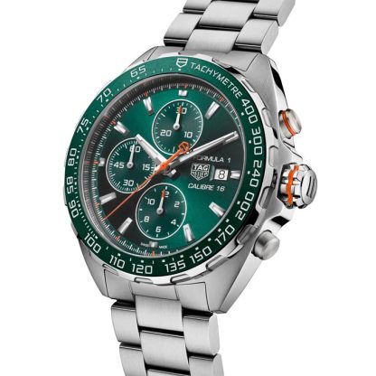 TAG Heuer Montre Homme Formula 1 Chronograph 44mm Vert CAZ201H.BA0876 – Image 2