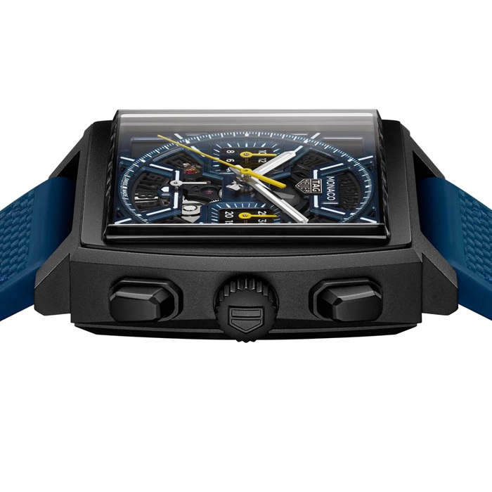 TAG Heuer Montre Homme Monaco Skeleton 39mm Bleu CBL2188.FT6261 – Image 3