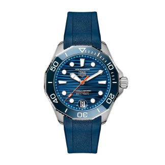 TAG Heuer Montre Hommes Aquaracer Professional 300 Date 42mm Caoutchouc Bleu WBP5111.FT6259