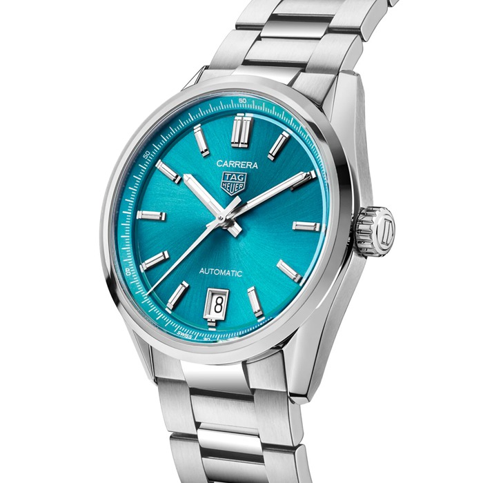 TAG Heuer Montre unisexe Carrera Date 36 mm Turquoise WBN2316.BA0001 – Image 2