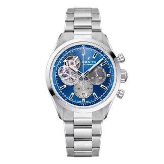 Zenith Chronomaster Automatic 39.5mm Boutique Exclusive Edition Montre Homme Bleu 03.3300.3604/51.M3300