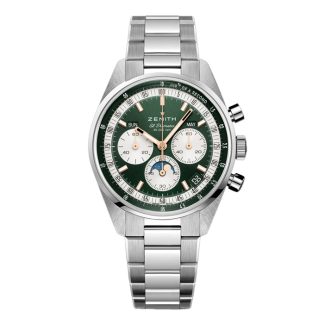 Zenith Chronomaster Original Steel 38mm Boutique Edition Montre Homme Green 03.3400.3610/40.M3200