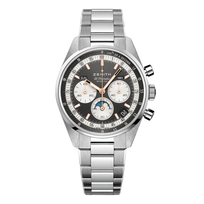 Zenith Chronomaster Original Steel 38mm Mens Watch Grey 03.3400.3610/39.M3200