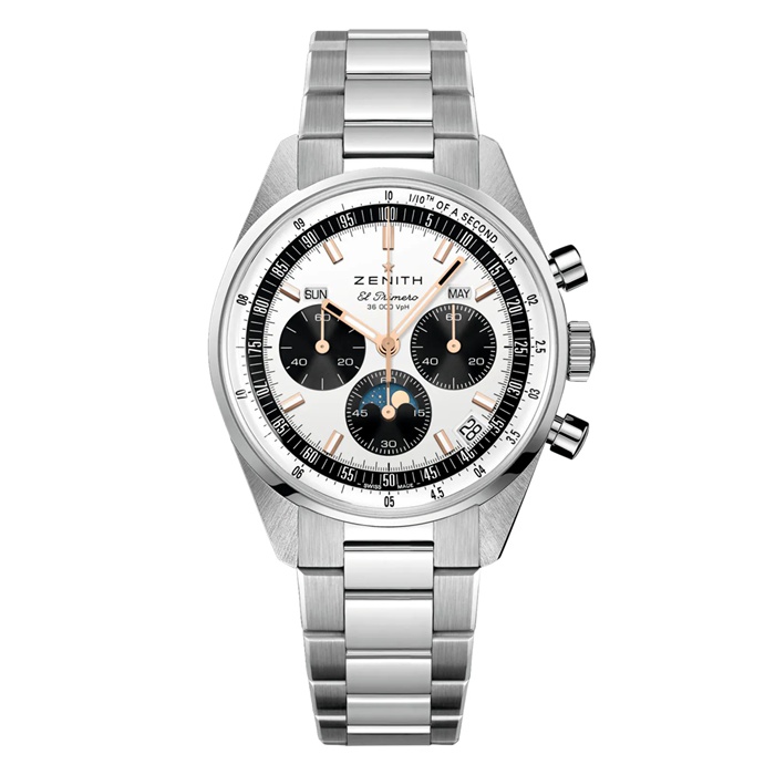 Zenith Chronomaster Original Steel 38mm Mens Watch Silver 03.3400.3610/38.M3200