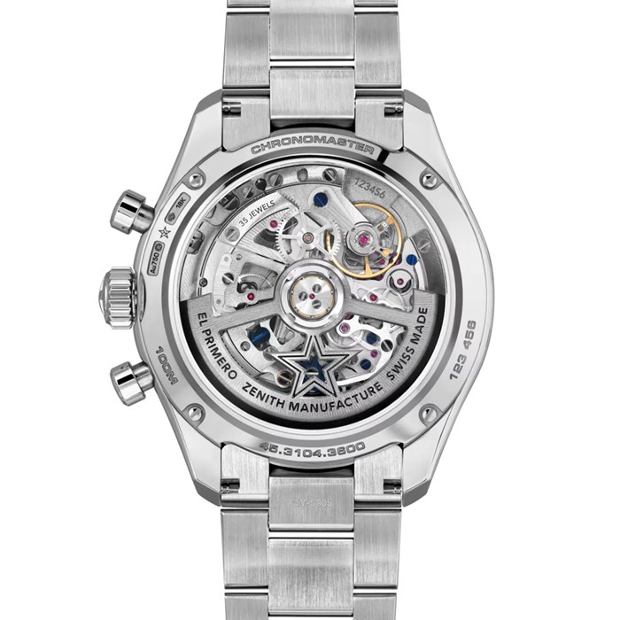 Zenith Chronomaster Sport 41mm Boutique Edition Montre Homme Noir 45.3104.3600/21.M3100 – Image 2