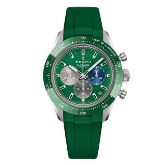 Zenith Chronomaster Sport 41mm Montre Homme Caoutchouc Vert 03.3119.3600/56.R952