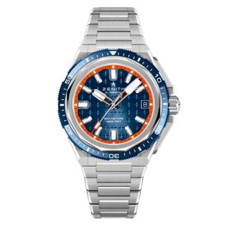 Zenith Defy Extreme Diver 42.5mm Montre Homme Bleu Bracelet Interchangeable 95.9601.3620/51.I301