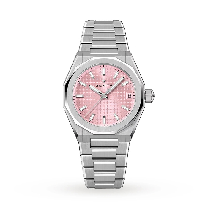 Zenith Defy Skyline 36mm Acier Montre Automatique Rose 03.9400.670/18.I001