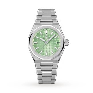Zenith Defy Skyline 36mm Steel Automatic Watch Green 03.9400.670/61.I001