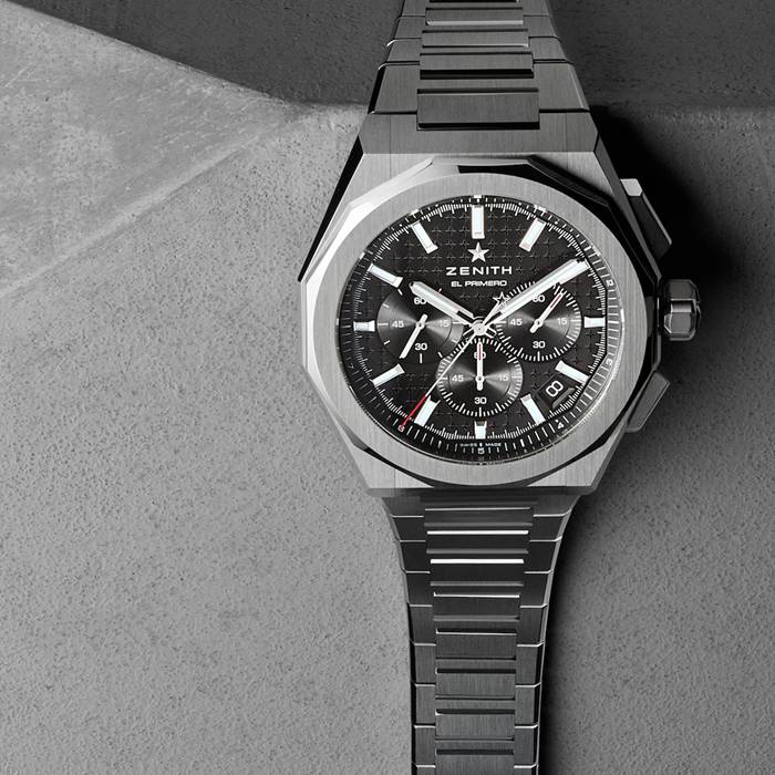 Zenith Defy Skyline Chronograph 42mm Mens Watch Black Interchangeable Strap 03.9500.3600/21.I001 – Image 2