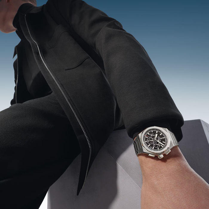 Zenith Defy Skyline Chronograph 42mm Mens Watch Black Interchangeable Strap 03.9500.3600/21.I001 – Image 4