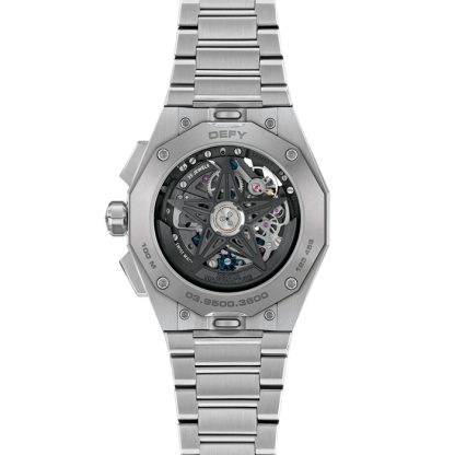 Zenith Defy Skyline Chronograph Skeleton 42mm Mens Watch Black Interchangeable Strap 03.9500.3600/78.I001 – Image 2