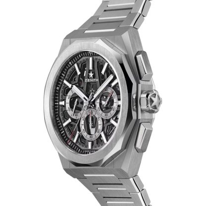 Zenith Defy Skyline Chronograph Skeleton 42mm Mens Watch Black Interchangeable Strap 03.9500.3600/78.I001 – Image 3