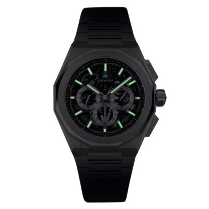Zenith Defy Skyline Chronograph Skeleton 42mm Mens Watch Black Interchangeable Strap 03.9500.3600/78.I001 – Image 4