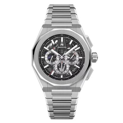 Zenith Defy Skyline Chronograph Skeleton 42mm Mens Watch Black Interchangeable Strap 03.9500.3600/78.I001